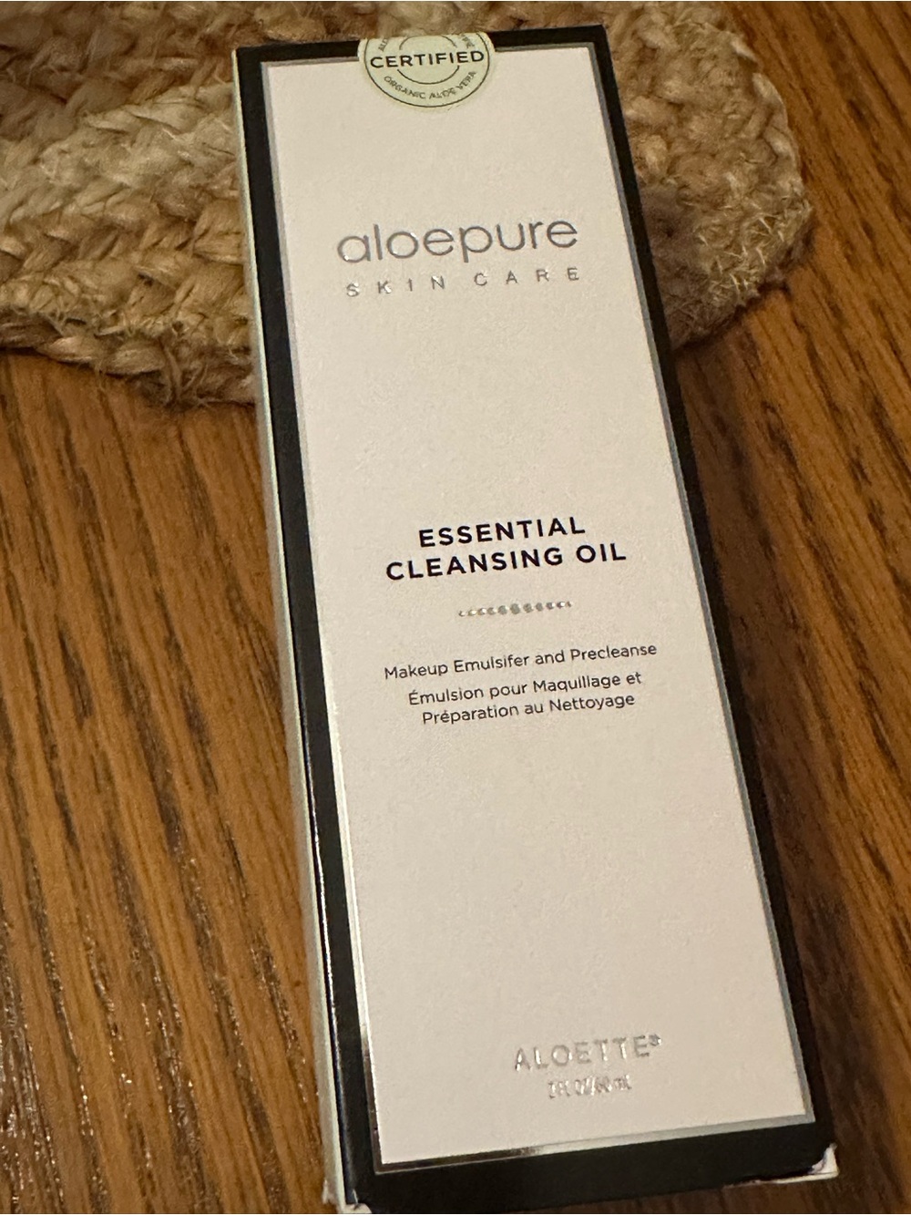 Aloette Aloepure Essential Cleansing Oil — new